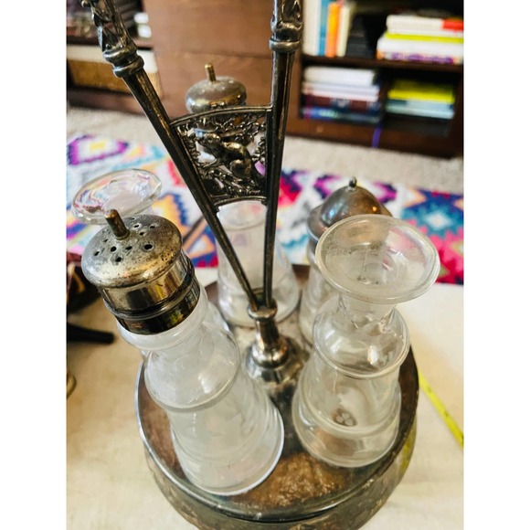 SOLD | Antique Victorian Silver Table Set - Picture 7 of 11